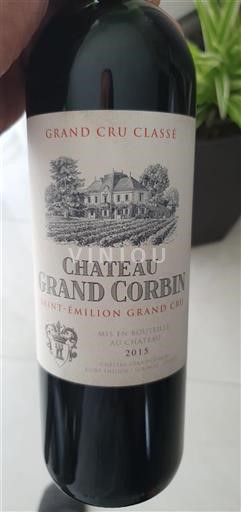 Bordeaux Saint-Émilion Grand Cru Château Grand Corbin 2015