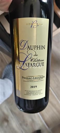 Bordeaux Pessac-Léognan Château Lafargue Dauphin 2019