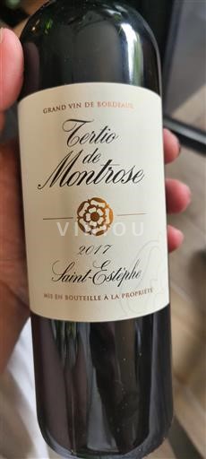 Bordeaux Saint-Estèphe Montrose Tertio 2017