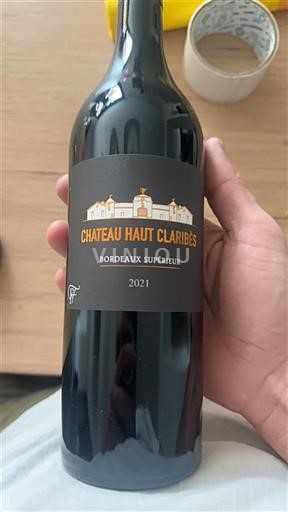 Bordeaux Bordeaux superiore Château Haut Claribès 2021