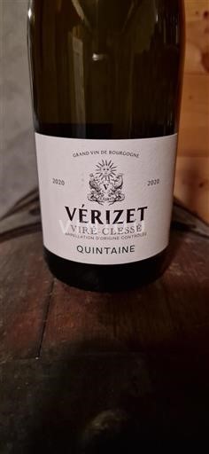 Bourgondië Viré-Clessé Vérizet QUINTAINE 2020