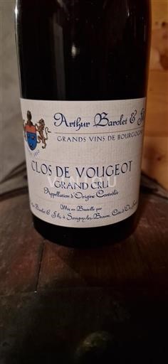 Borgogna Clos-de-vougeot Grand Cru Arthur Barolet & Fils 2010