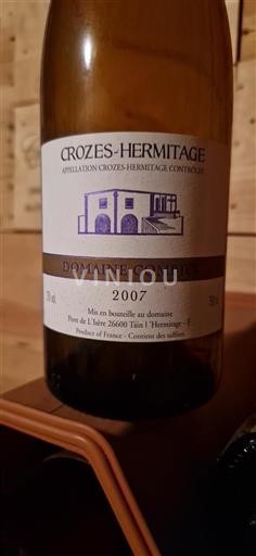 Rhônevallei Crozes-hermitage Domaine Combier 2007