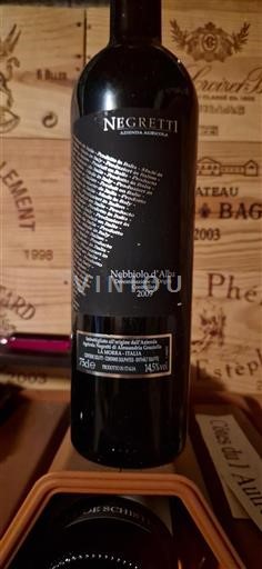 Piémont Nebbiolo d'Alba Negretti 2009