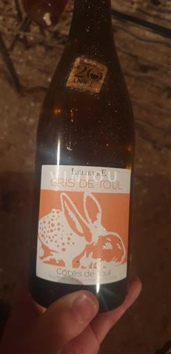 Lorraine Côtes de Toul Lelièvre Gris de Toul 2016