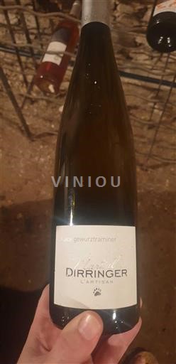 Elzas Gewurztraminer Grand Cru Martial Dirringer L'artisan Niet-geïntegreerd