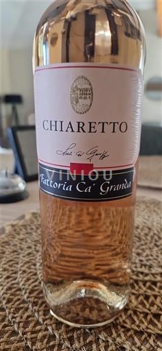Wines of Veneto Bardolino Fattoria Ca' Granda Chiaretto Non-Vintage