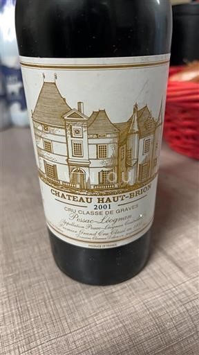 Bordeaux Pessac-Léognan Premier Grand Cru Classé Château Haut-Brion 2001