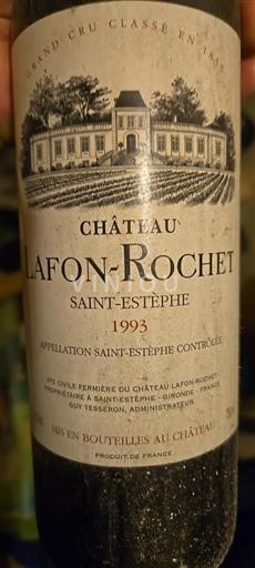 Bordeaux Saint-Estèphe Grand Cru Château Lafon-Rochet 1993