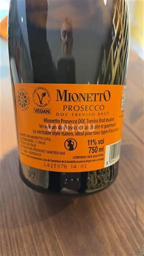Veneto Prosecco Mionetto Senza annata