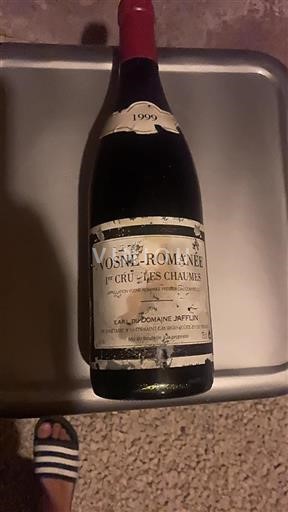 Burgundsko Vosne-romanée Premier Cru Domaine Jafflin Les chaumes 1999