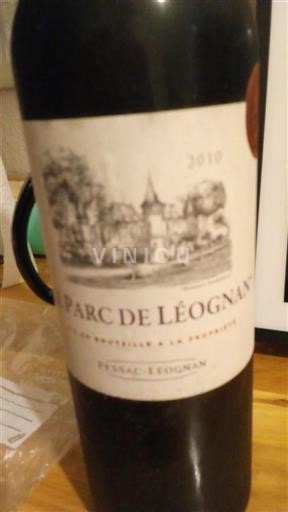 Bordeaux Pessac-Léognan Château Le Parc de Léognan 2010