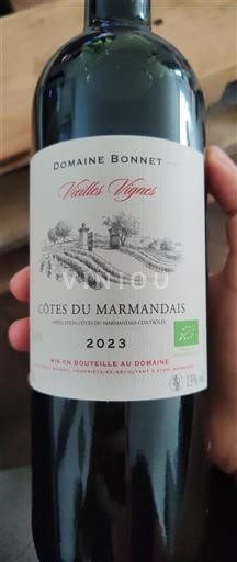 Zuidwest-Frankrijk Côtes du Marmandais Domaine Bonnet Vieilles Vignes 2023