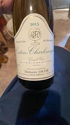 Bourgogne Corton-charlemagne Grand Cru Domaine JACOB 2013