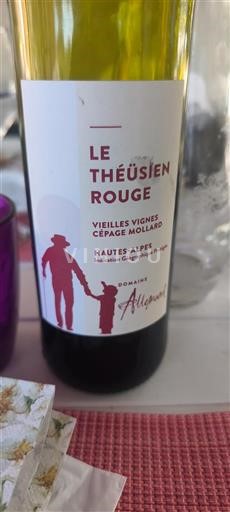 Provence, Unteres Rhônetal, Korsika Hautes-Alpes Domaine Allemand Le Théüsien Rouge 2022