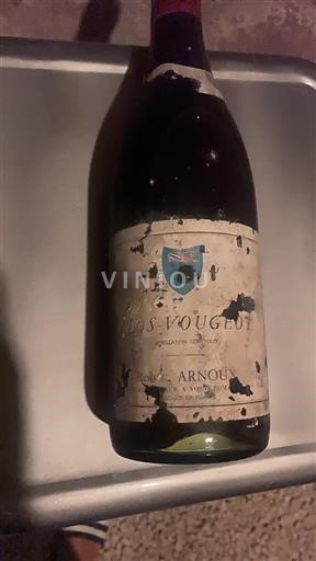 Burgundy Clos de Vougeot Grand Cru Robert Arnoux 1995