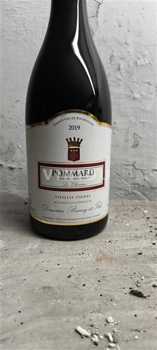 Bourgogne Pommard Domaine Brazey et Fils La Chanière Vieilles Vignes 2019