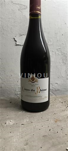 Vallée du Rhône Côtes-du-rhône Pierre Chanau 2013
