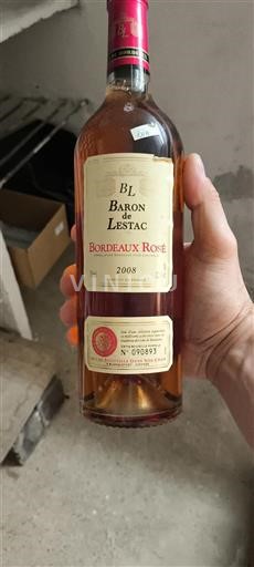 Bordeaux Bordeaux rosé Baron de Lestac 2008