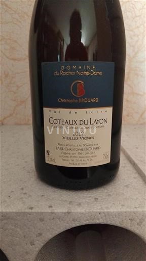 Loire Valley Coteaux du Layon Domaine Rocher Notre-Dame Vieilles Vignes 2019