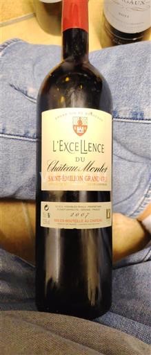 Bordeaux Saint-Émilion Grand Cru Château Monlot L'Excellence 2007