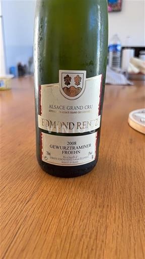 Alsace Alsace Grand Cru Grand Cru Edmond Rentz Froehn 2008