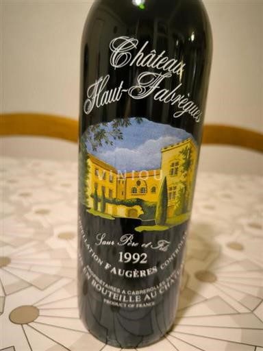 Languedoc Faugères Château Haut-Fabregues 1992