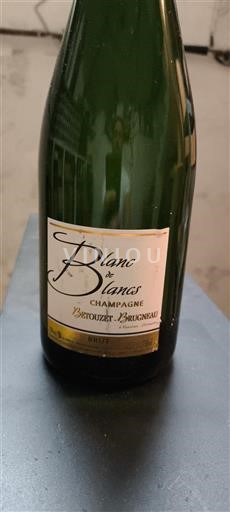 Vin Effervescent Blanc brut Blanc de Blancs Betouzet-Brugneau 2021 France Champagne AOC
