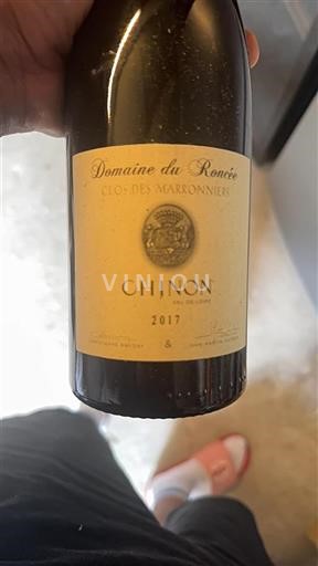 Loire-dalen Chinon Domaine Roncée Clos des Marronniers 2017