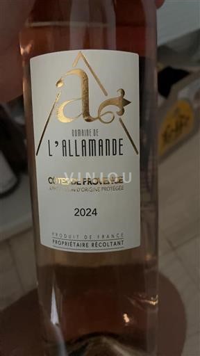 Provenza Côtes de Provenza Domaine L'Allamande 2024