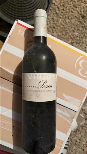 Bordeaux Bordeaux supérieur Château Penin 2007