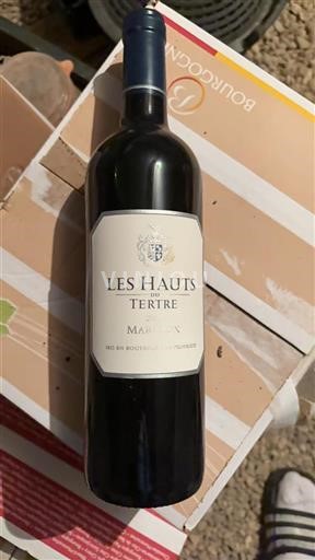 Bordeaux Margaux Château Tertre Les Hauts du Tertre 2015