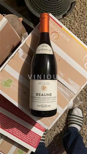 Burgundy Beaune Premier Cru Patriarche Les Cent Vignes 2018