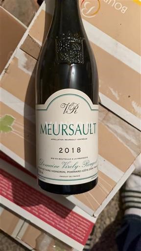 Burgundi Meursault Domaine Virely-Rougeot 2018
