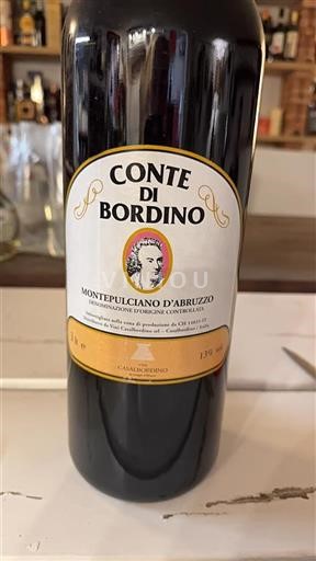 Abruzzes Montepulciano d'Abruzzo Conte di Bordino 2019