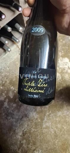 Vallée de la Loire Montlouis-sur-loire La Taille aux Loups Triple Zéro millésimé 2009