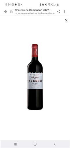 Bordeaux Haut-Médoc Grand Cru Château Camensac 2022