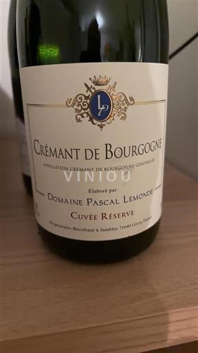 Bourgogne Crémant de Bourgogne Domaine Pascal Lemonde Réserve Ikke årgangsbestemt