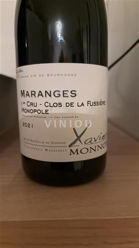 Bourgogne Maranges Premier Cru Xavier Monnot Clos de la Fussière Monopole 2021