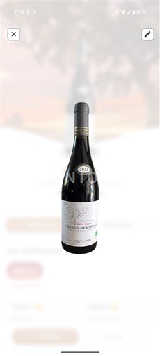 Valle del Rodano Crozes-Hermitage Cave de Tain Nobles Rives 2023