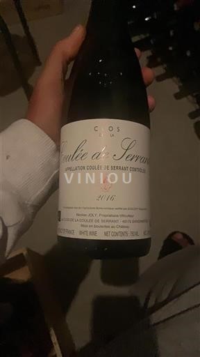 Loiredalen Ospecificerad Clos de la Coulée de Serrant 2016