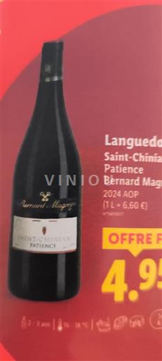 Linguadoca Saint-Chinian Bernard Magrez Patience 2024