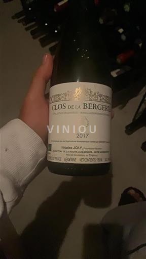 Údolí Loiry Savennières-roche-aux-moines Château La Roche-aux-Moines Clos de la Bergerie 2017