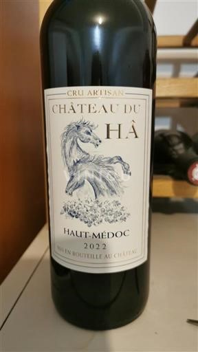 Vin Rouge sec Château Hâ 2022 France Bordeaux Haut-Médoc AOC
