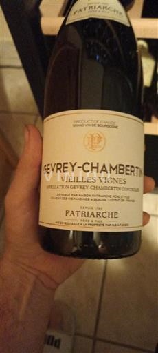 Bourgogne Gevrey-chambertin Patriarche Père & Fils Vieilles Vignes 2017