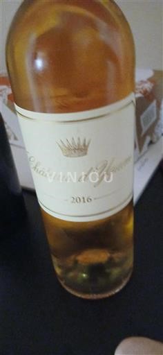 Bordeaux Sauternes Premier Cru Supérieur Château Yquem 2016