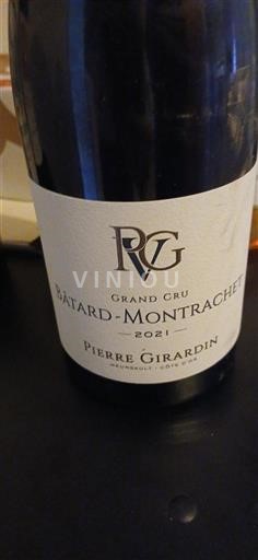 Borgogna Bâtard Montrachet Grand Cru Pierre Girardin 2021