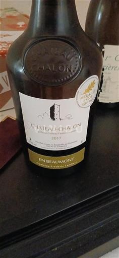 Jura Château-Chalon Domaine Frédéric Lambert En Beaumont 2017