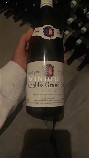 Bourgogne Chablis Grand Cru Domaine Guy Robin Les Clos 2018