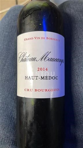 Bordeaux Haut-Médoc Cru Bourgeois Château Maucamps 2014